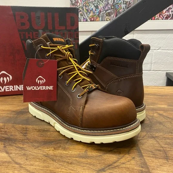 Wolverine I-90 Wedge CM Work Boots 11.5 Mens - Picture 1 of 10